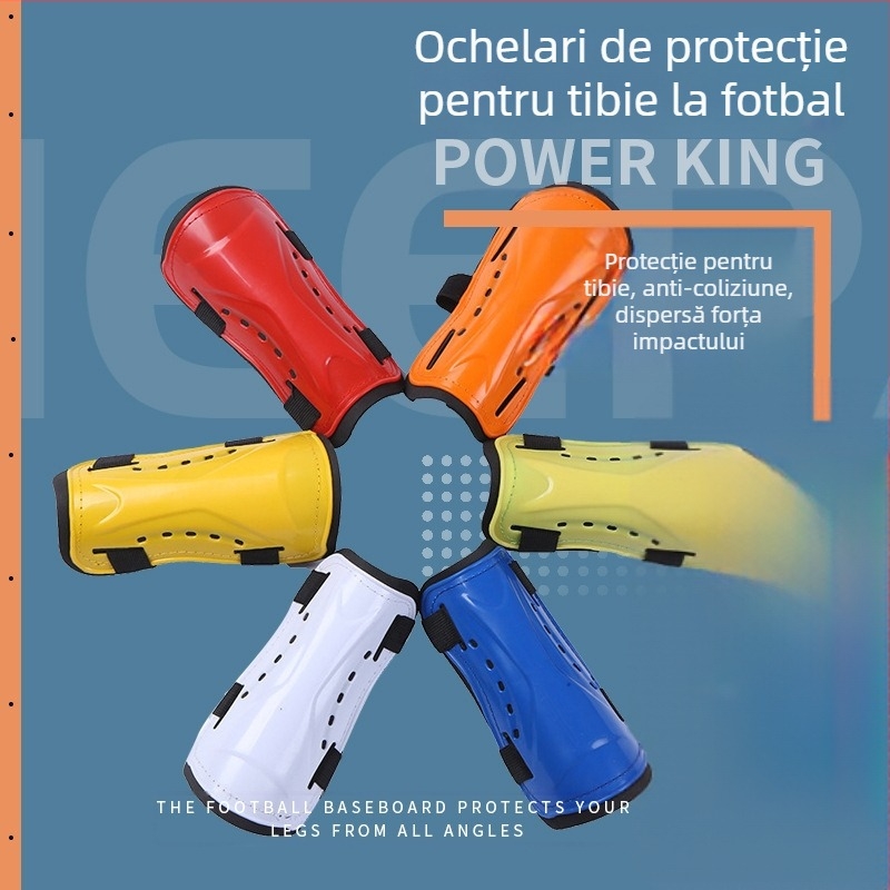 Protecții tibii de fotbal Super Tyrannosaurus — protecții din plastic, personalizabile, pentru fotbal