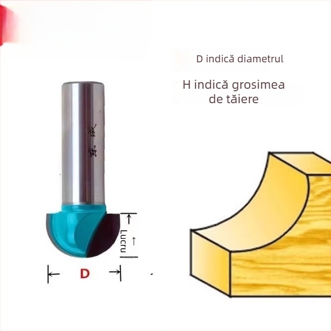 Freză pentru lemn Dongcheng — lamă din aliaj, dublu tăiș, lamă dreaptă, lamă pentru canelare, cap de frezat pentru gravură