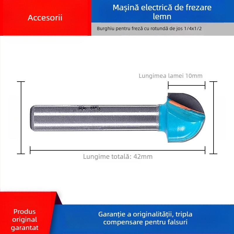 Freză pentru lemn Dongcheng — lamă din aliaj, dublu tăiș, lamă dreaptă, lamă pentru canelare, cap de frezat pentru gravură