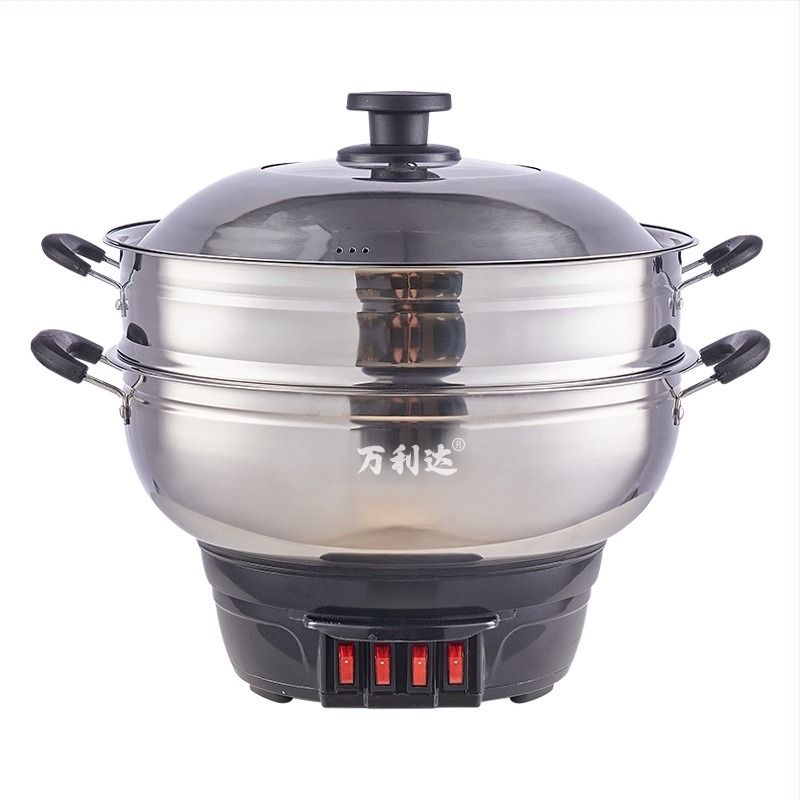 Malata oală electrică încorporată, 1500W+, oțel inoxidabil, 6L+, funcție anti-uscare