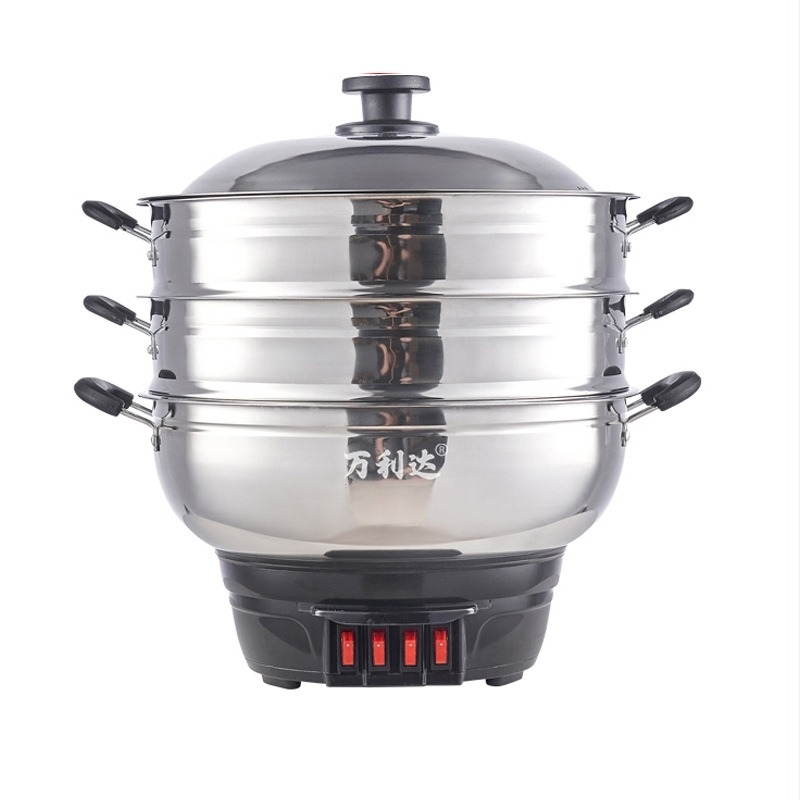 Malata oală electrică încorporată, 1500W+, oțel inoxidabil, 6L+, funcție anti-uscare