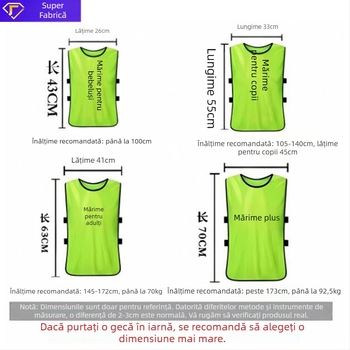Vesă de antrenament pentru team building — corp întreg, poliester, unisex, model personalizabil, Cod A, potrivit pentru fotbal și alte sporturi