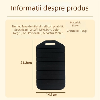 Covoraș din silicon pentru tocător și oală – silicon alimentar, Leiyang, model LY-CJ-050001, rezistent la căldură, anti-derapare
