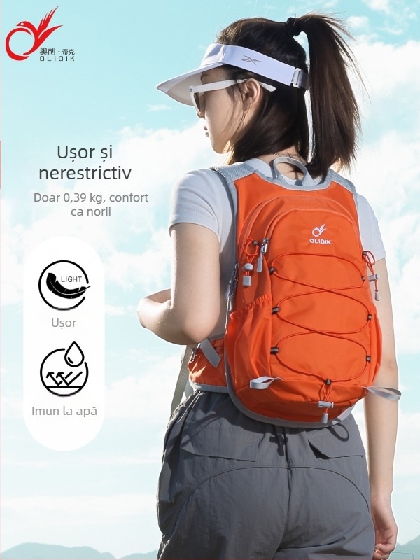 Rucsac outdoor cu două bretele – ultraușor din nylon, unisex, compatibil cu laptop de 14 inch, pentru drumeții, alpinism și călătorii