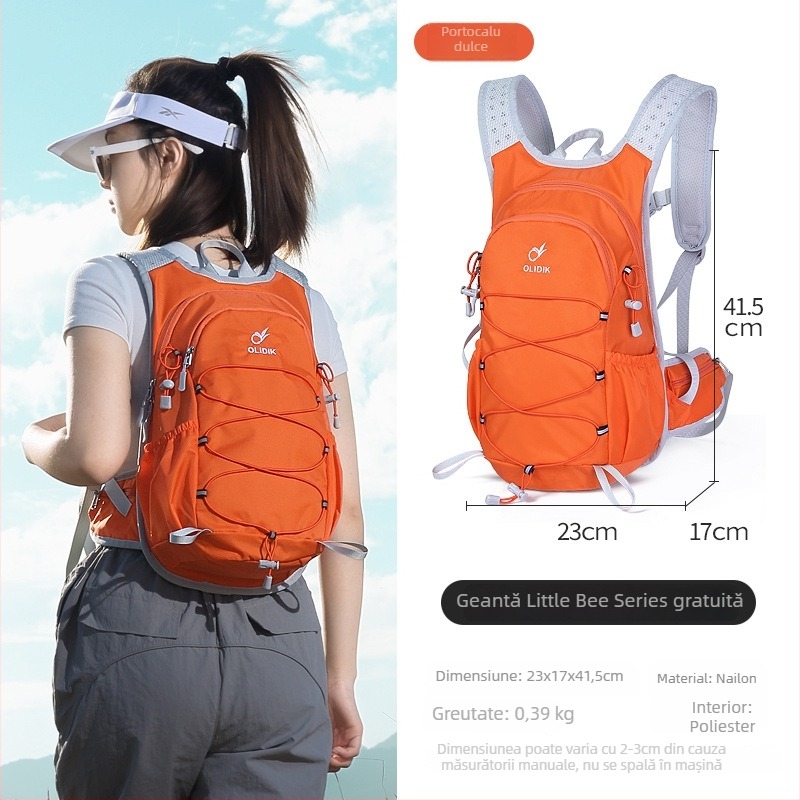 Rucsac outdoor cu două bretele – ultraușor din nylon, unisex, compatibil cu laptop de 14 inch, pentru drumeții, alpinism și călătorii