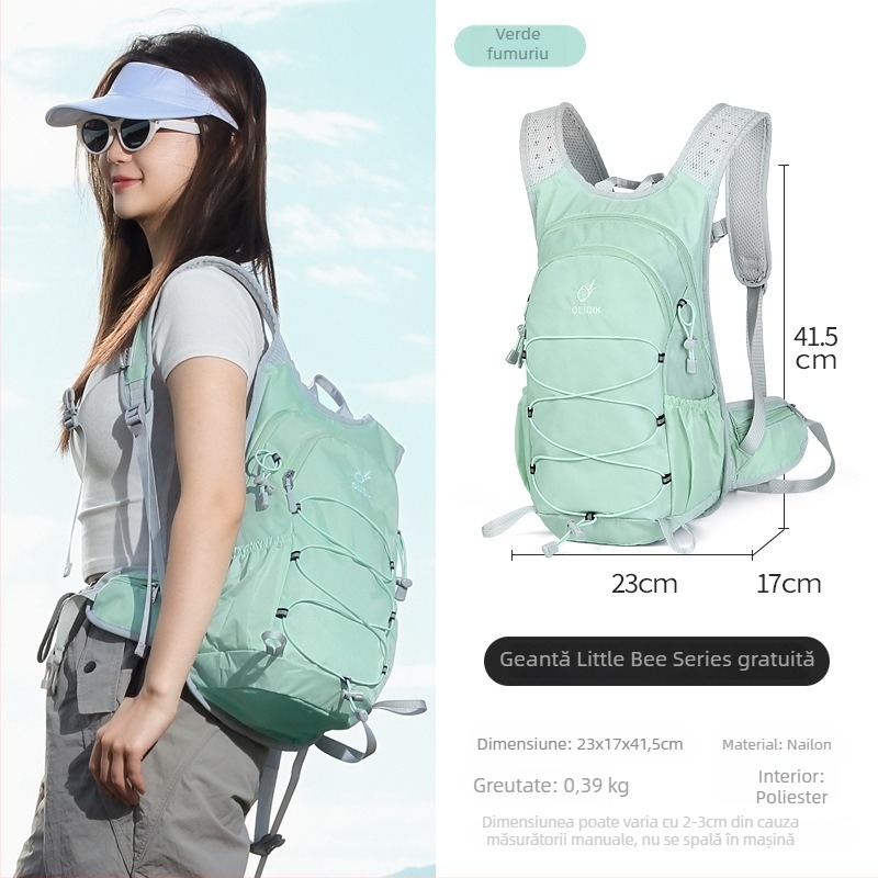 Rucsac outdoor cu două bretele – ultraușor din nylon, unisex, compatibil cu laptop de 14 inch, pentru drumeții, alpinism și călătorii