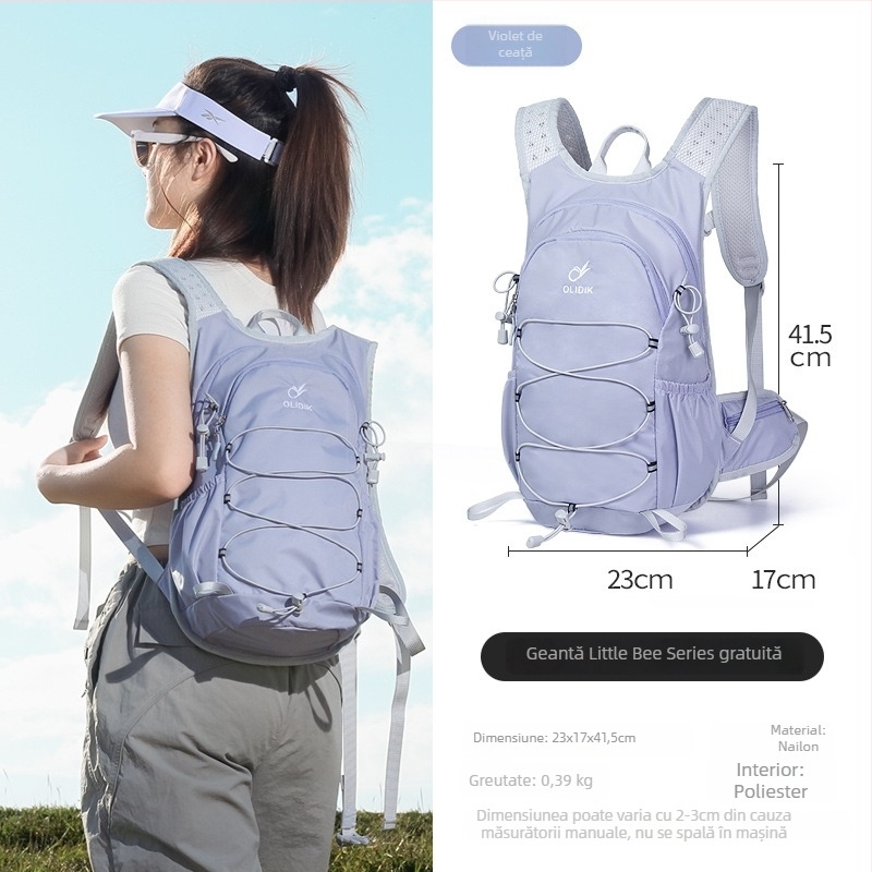 Rucsac outdoor cu două bretele – ultraușor din nylon, unisex, compatibil cu laptop de 14 inch, pentru drumeții, alpinism și călătorii