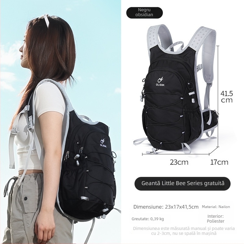 Rucsac outdoor cu două bretele – ultraușor din nylon, unisex, compatibil cu laptop de 14 inch, pentru drumeții, alpinism și călătorii