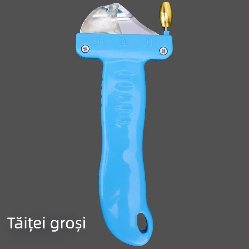 Cuțit pentru tăiței cu lame late și înguste, oțel inoxidabil, Kitchen qiaoda, instrument de bucătărie lucrat manual, design modern minimalist