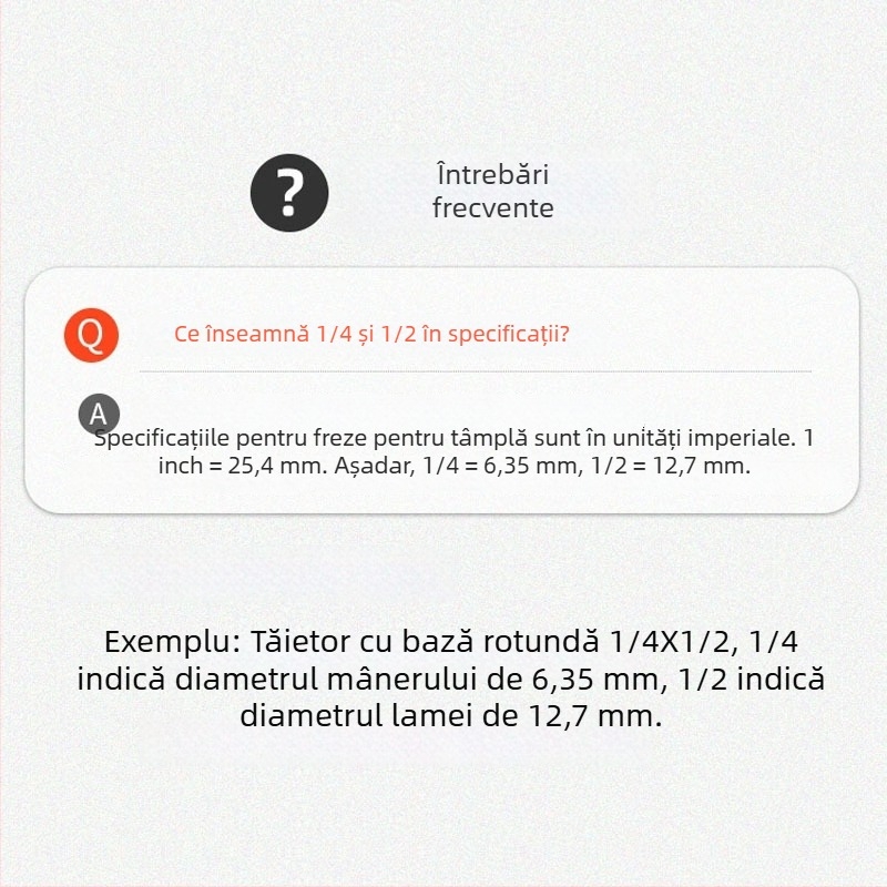 Freză pentru lemn cu fund rotund – canelare, finisare și gravură cu lamă sferică
