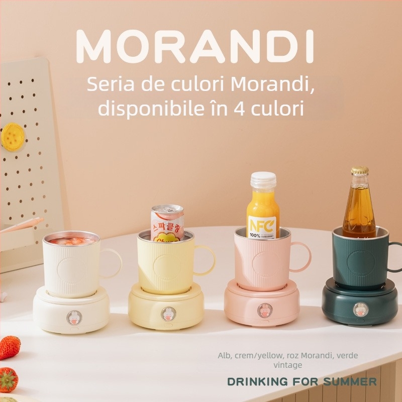 X22 Căniță portabilă izolată pentru băuturi, cu alimentare reîncărcabilă – aliaj de aluminiu, capacitate sub 1 L