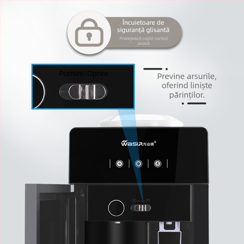 Dispenser de apă vertical pentru casă, cu apă caldă și rece, modelul 299-1, putere 550W, tensiune 220V