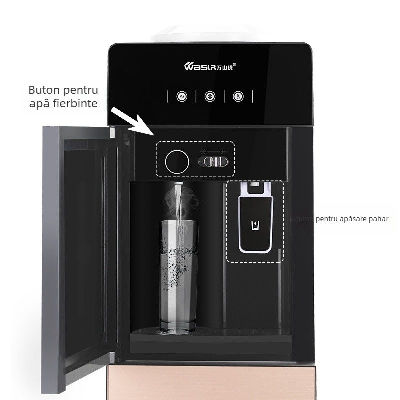 Dispenser de apă vertical pentru casă, cu apă caldă și rece, modelul 299-1, putere 550W, tensiune 220V