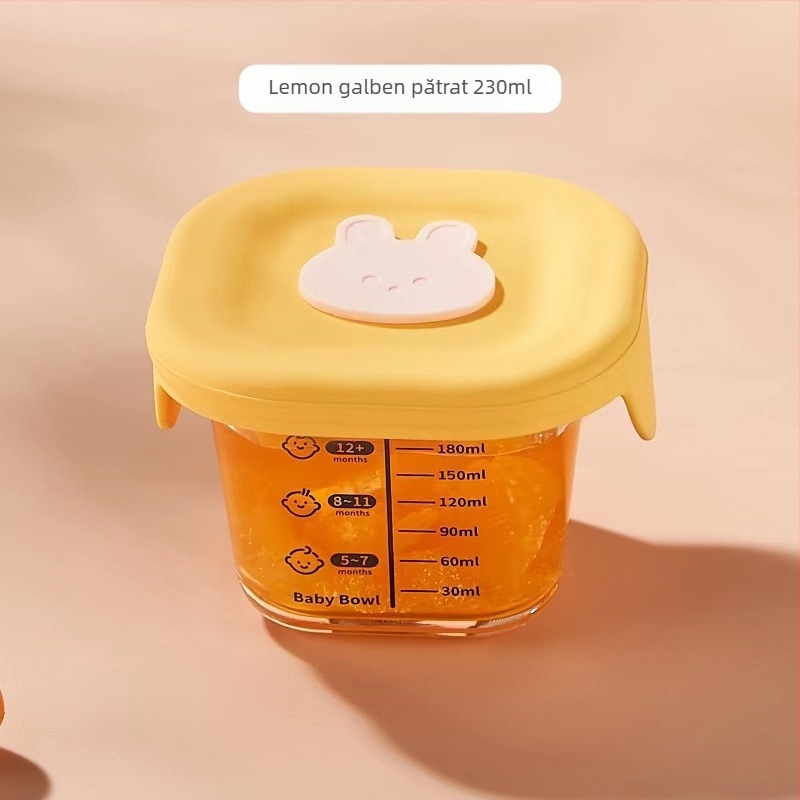 Set de boluri din sticlă pentru hrana bebelușilor – 60 piese, pentru alimentația complementară, bol cu aburi pentru ouă, pentru copii de peste 3 luni