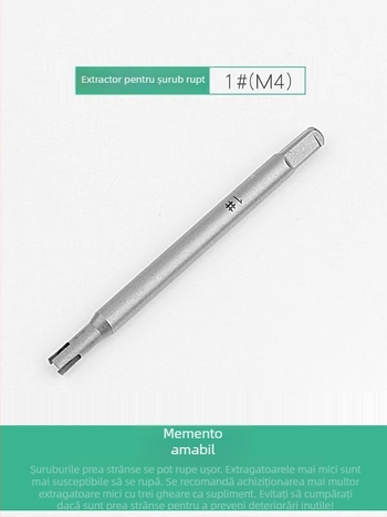 Extractor de șurub rupt – cu rezistență înaltă, manual, cu filet invers; Marcă: Other; Model: F756T6SJMH558H