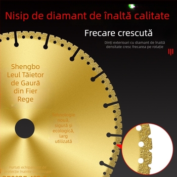 Disc de tăiere pentru polizor unghiular – disc diamantat pentru oțel inoxidabil, unghi din oțel, țevi pătrate și oțel filetat – San Platinum Lion