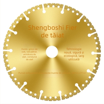 Disc de tăiere pentru polizor unghiular – disc diamantat pentru oțel inoxidabil, unghi din oțel, țevi pătrate și oțel filetat – San Platinum Lion