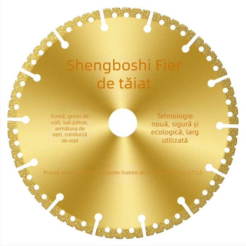 Disc de tăiere pentru polizor unghiular – disc diamantat pentru oțel inoxidabil, unghi din oțel, țevi pătrate și oțel filetat – San Platinum Lion