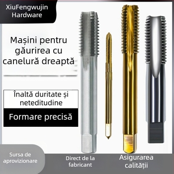 Tap de filetare din oțel inoxidabil pentru mașini — acoperire cu titan, conținut de cobalt