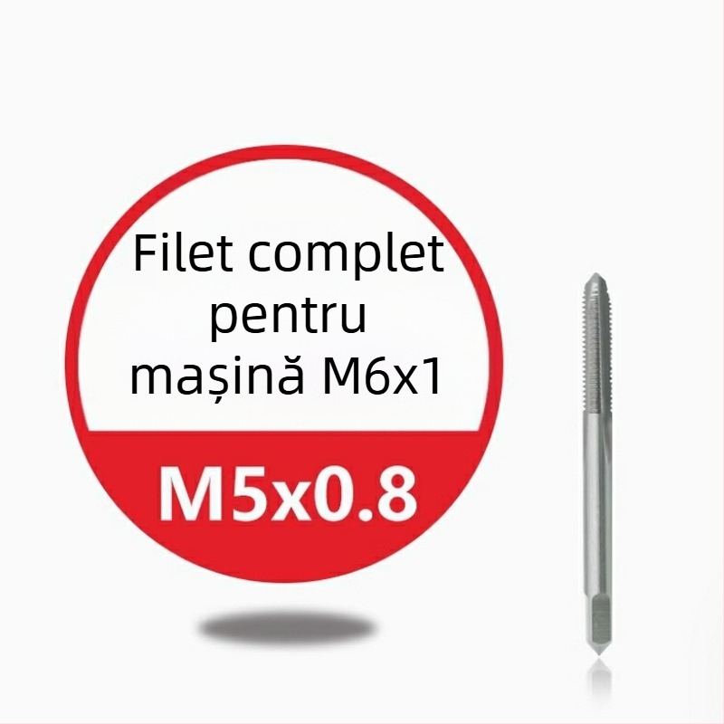 Tap de filetare din oțel inoxidabil pentru mașini — acoperire cu titan, conținut de cobalt