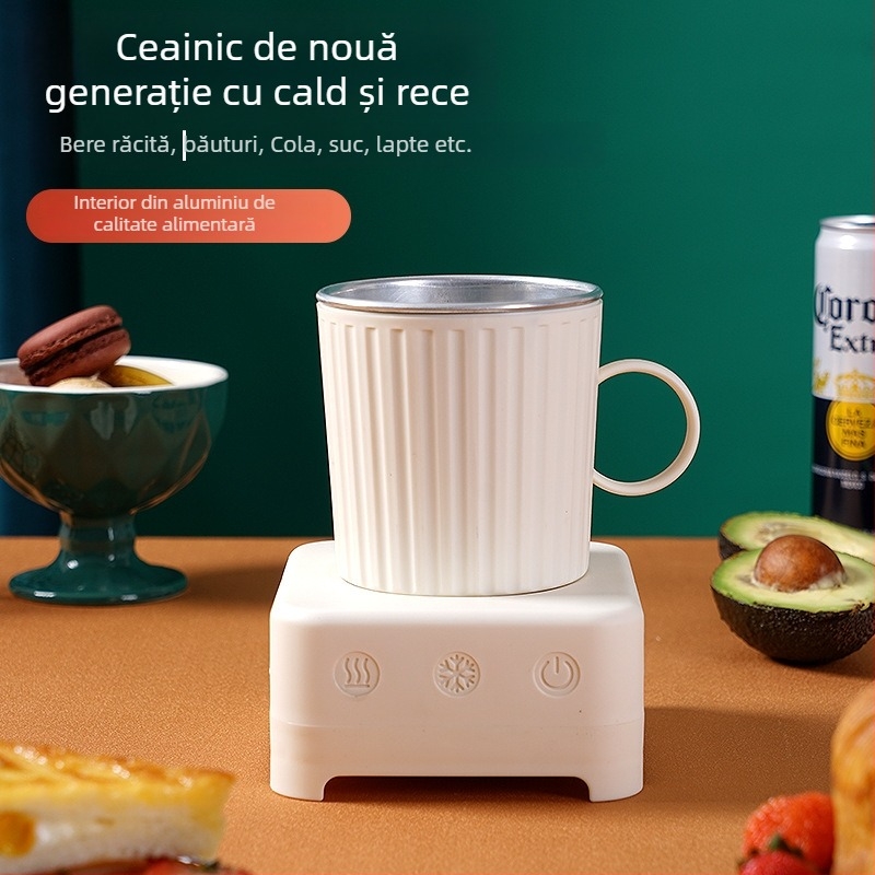 Mini aparat pentru gheață pentru căni – răcire rapidă, capacitate 350 ml, 36 W, control cu atingere, model GY-LR1201, 12V pentru mașină