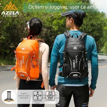 Rucsac de drumeție din stofă Oxford, unisex, respirabil, cu bretele curbate, pentru drumeții și camping