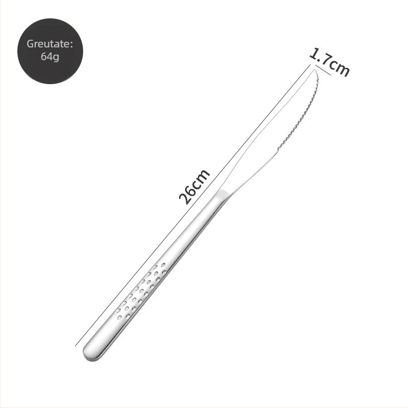 Set tacâmuri pentru grătar cu clește din oțel inoxidabil 304, cuțit și furculiță-clip — Brand Red Door Tower; Categorie: tacâmuri pentru grătar; Reutilizabil