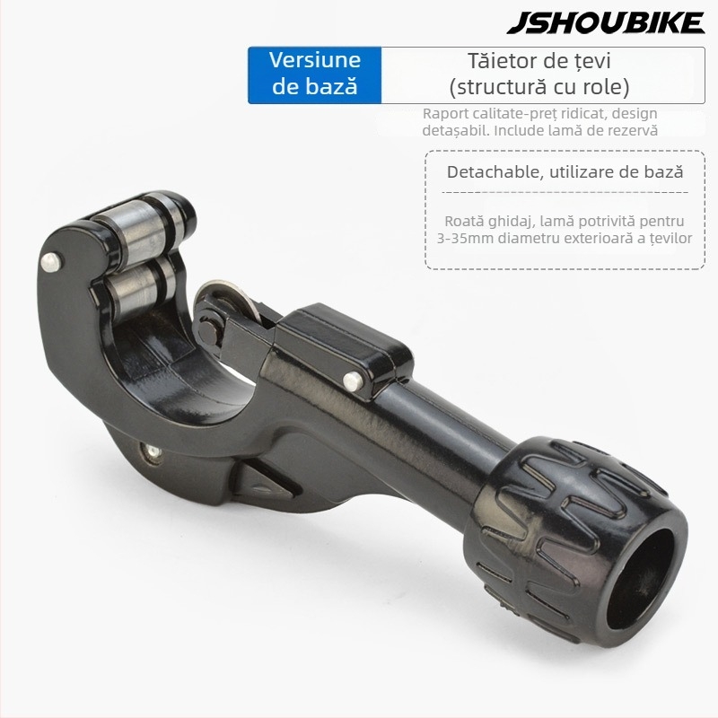 Unealtă de tăiat țevi pentru biciclete, construcție din oțel de rulmenți, brand JSHOU BIKE, etichetă privată licențiată