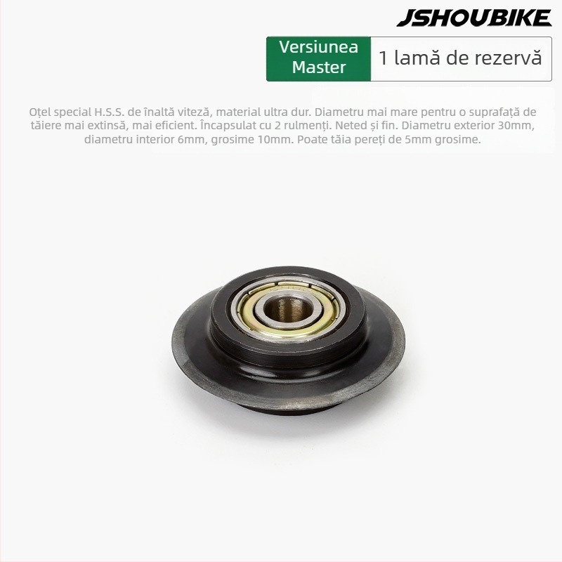 Unealtă de tăiat țevi pentru biciclete, construcție din oțel de rulmenți, brand JSHOU BIKE, etichetă privată licențiată