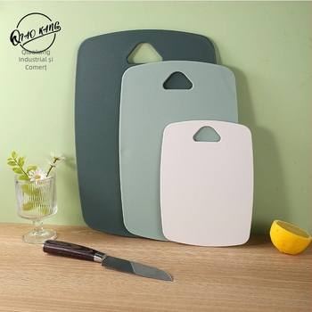 Set de trei plăci de tăiat fructe – PP alimentar, portabile, cu două fețe