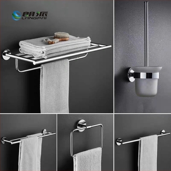 Lang Pai suport pentru prosoape din cupru pentru baie, 2 etaje, finisaj electroplacat, încărcare 20 kg