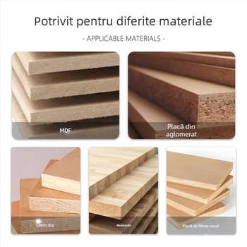 Lama de tip T pentru mașini de tâmplărie, cuțit pentru canelare, Edge Trimmer, ax de 6, rulment pentru arborele de 1/4