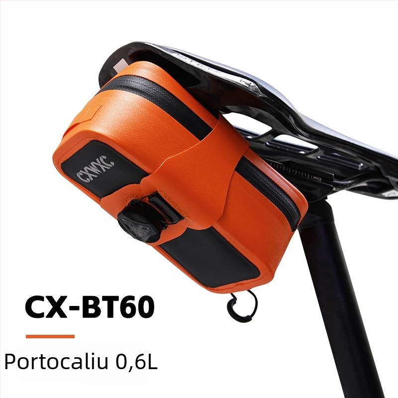 Geantă posterioară pentru bicicletă, model Cx-bt60, nylon, 0,5 L