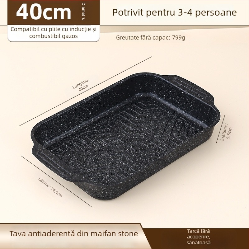 Tavă de pește la grătar, pătrată din fier, finisaj electroforetic, pliabil, calitate premium