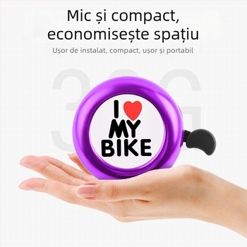 Claxon pentru bicicletă SY, aliaj de aluminiu, model 22 cal, specificații 22 cal