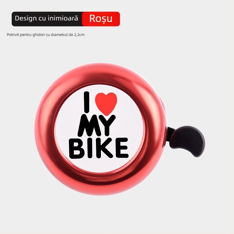 Claxon pentru bicicletă SY, aliaj de aluminiu, model 22 cal, specificații 22 cal