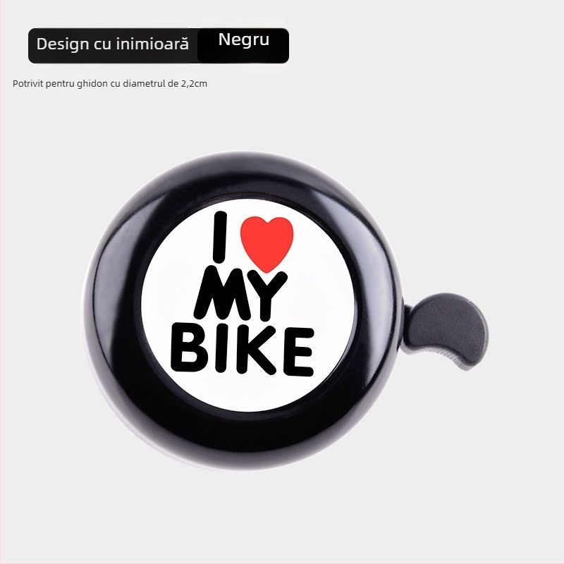 Claxon pentru bicicletă SY, aliaj de aluminiu, model 22 cal, specificații 22 cal