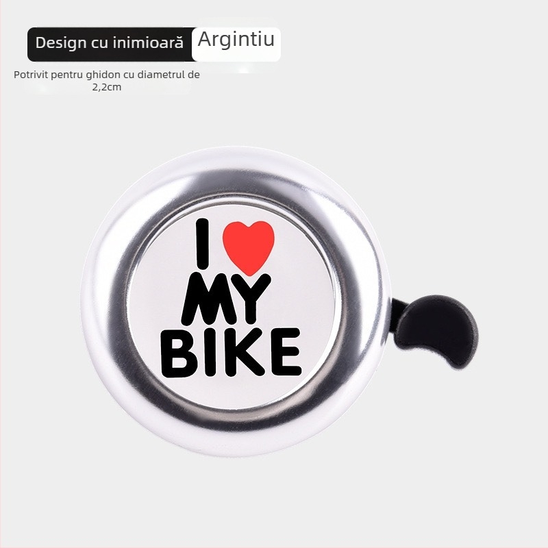 Claxon pentru bicicletă SY, aliaj de aluminiu, model 22 cal, specificații 22 cal