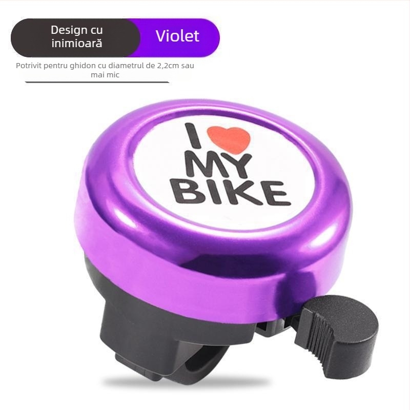 Claxon pentru bicicletă SY, aliaj de aluminiu, model 22 cal, specificații 22 cal