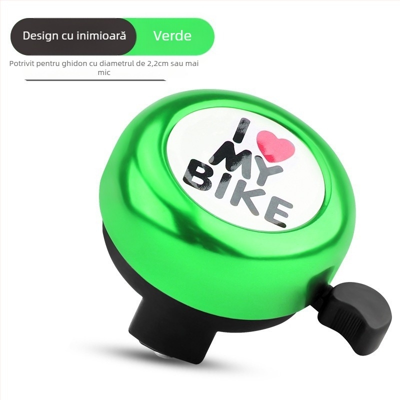 Claxon pentru bicicletă SY, aliaj de aluminiu, model 22 cal, specificații 22 cal