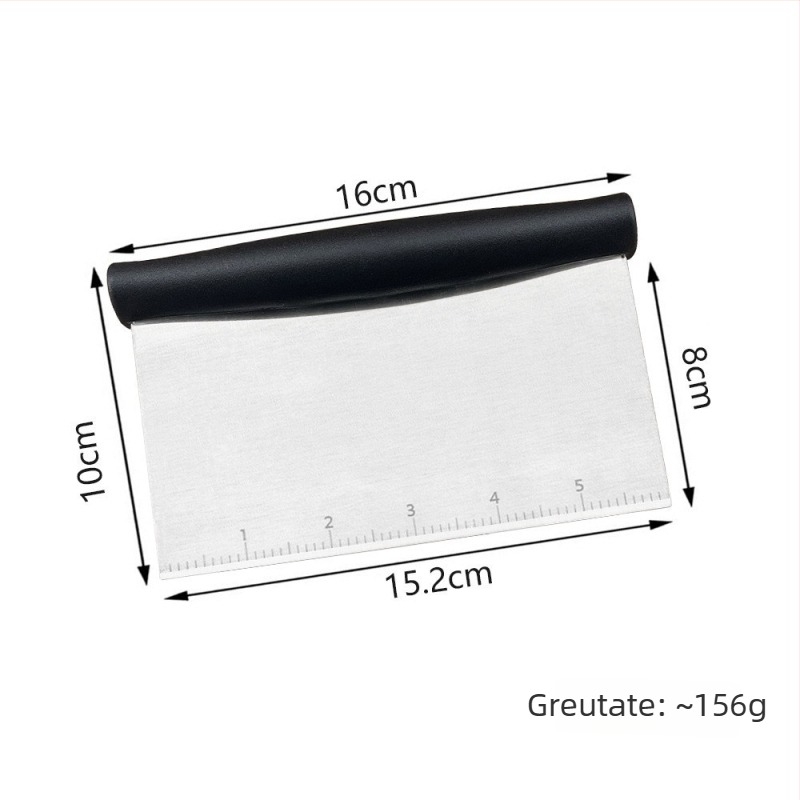 Set de unelte BBQ – oțel inoxidabil, spatulă pentru hamburger, lopată și tăietor de făină