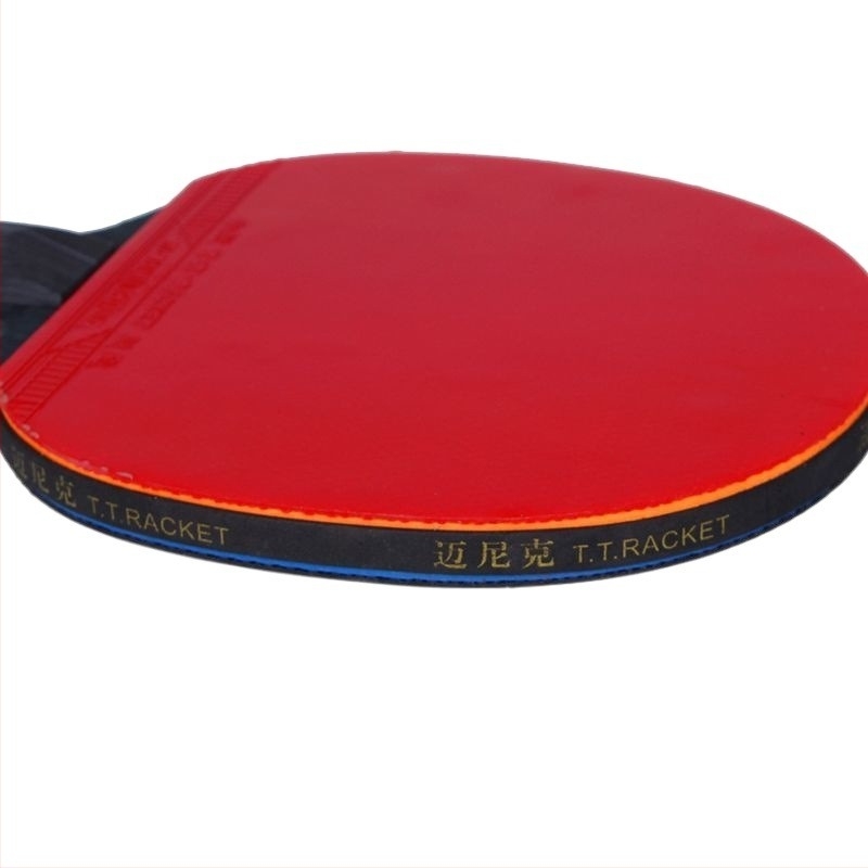 Rachetă de tenis de masă, stea dublă, pentru începători, copii și adulți, gumă cu lipire lungă, placă PE, priză orizontală și penhold