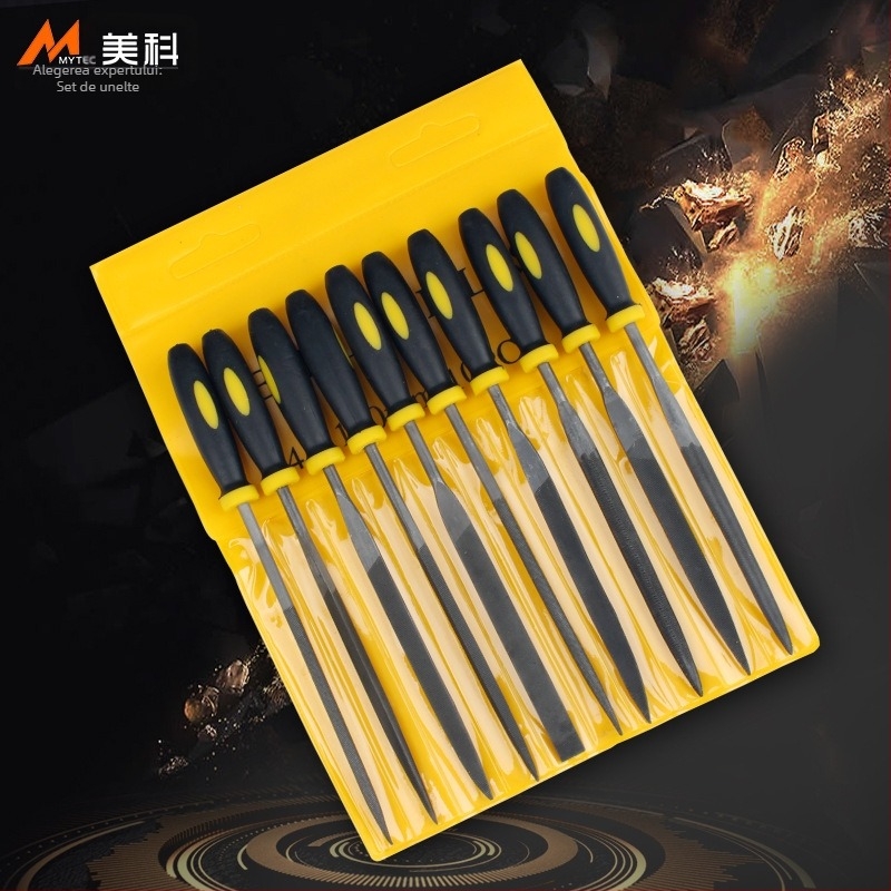 Set de fișiere asortate pentru prelucrarea metalelor - oțel rulment, MYTEC/MEC