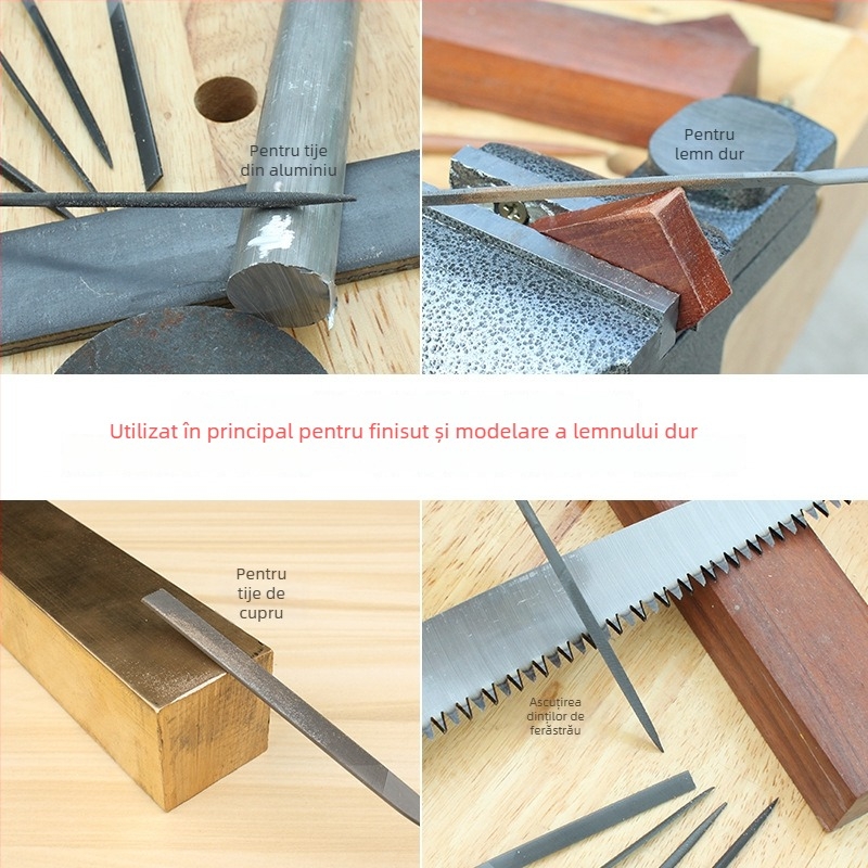 Set de fișiere asortate pentru prelucrarea metalelor - oțel rulment, MYTEC/MEC