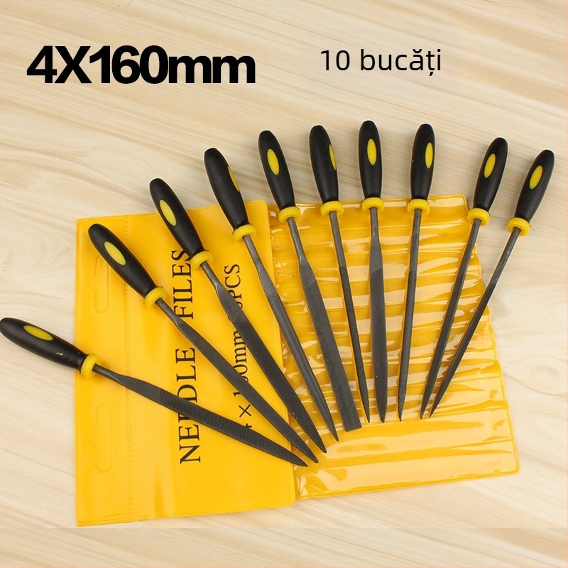 Set de fișiere asortate pentru prelucrarea metalelor - oțel rulment, MYTEC/MEC