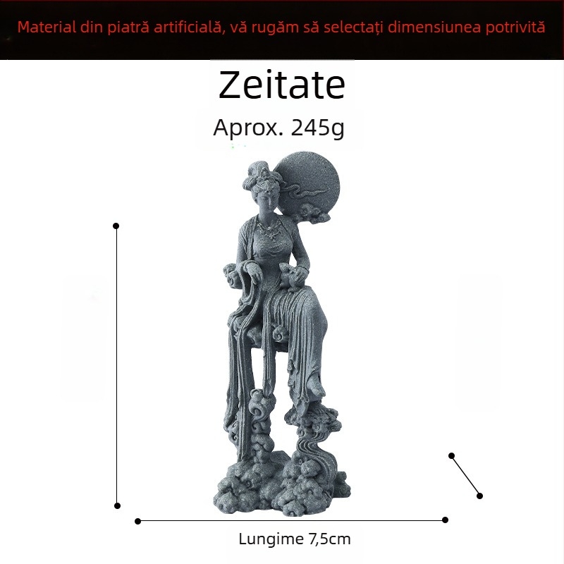 Statu Buddha pentru acvariu decor peisaj, rășină sintetică, stil Chinezesc, brand Flowers and Apparatus