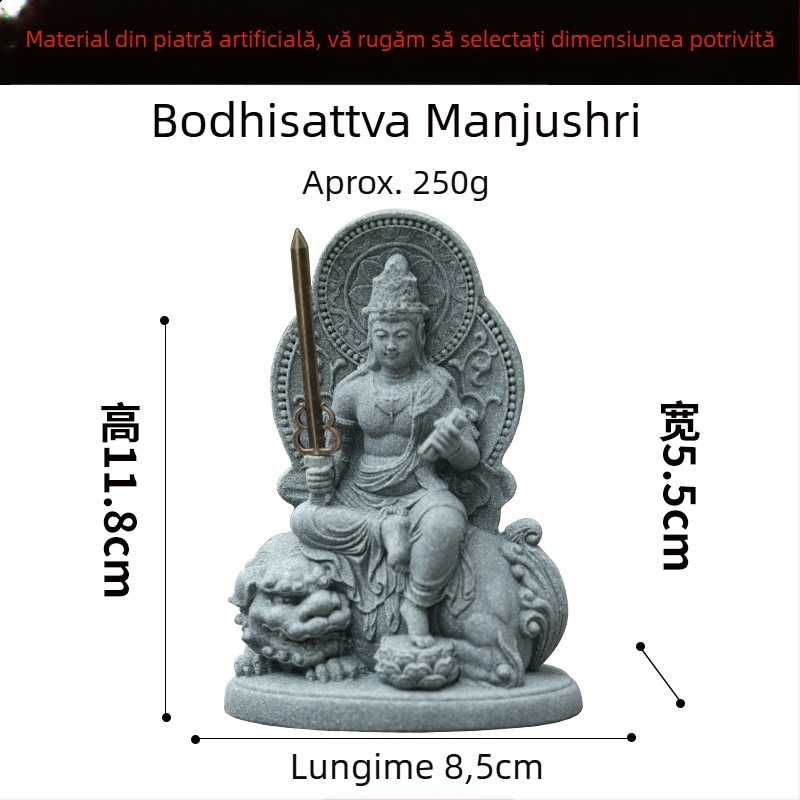 Statu Buddha pentru acvariu decor peisaj, rășină sintetică, stil Chinezesc, brand Flowers and Apparatus