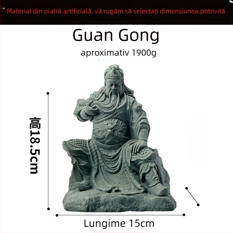 Statu Buddha pentru acvariu decor peisaj, rășină sintetică, stil Chinezesc, brand Flowers and Apparatus