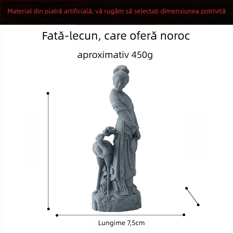 Statu Buddha pentru acvariu decor peisaj, rășină sintetică, stil Chinezesc, brand Flowers and Apparatus