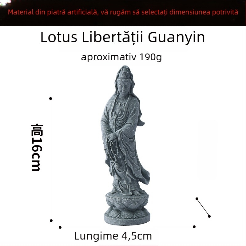 Statu Buddha pentru acvariu decor peisaj, rășină sintetică, stil Chinezesc, brand Flowers and Apparatus